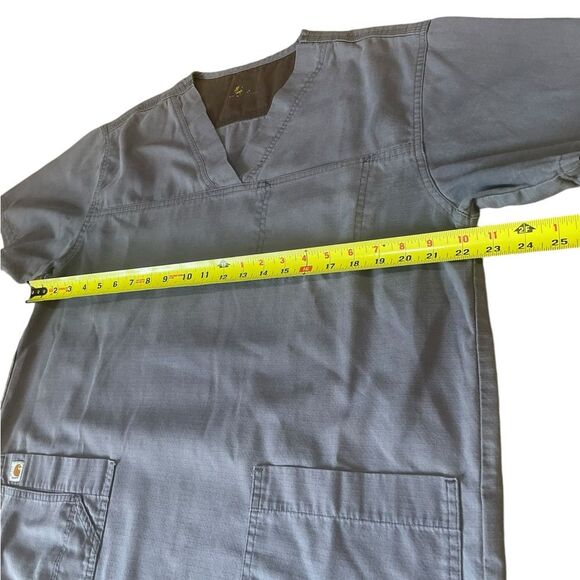 Carhartt Ripstop Scrub Top In Grey Mens Size Medium - Picture 7 of 7
